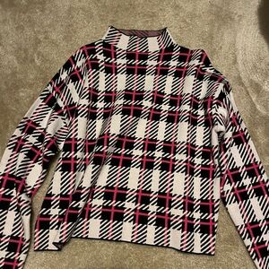 Tahari mock neck sweater